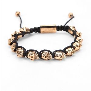 NWT Urban Outfitters adjustable skull bracelet